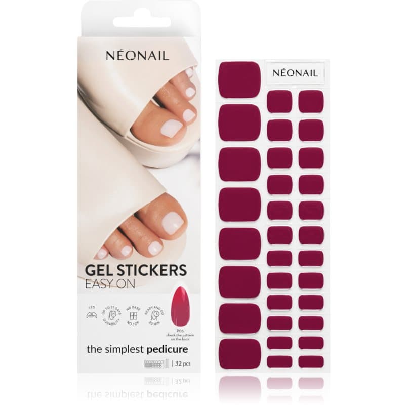 Easy On Gel Stickers naklejki na paznokcie przy zastosowaniu lamp UV/LED odcień P06