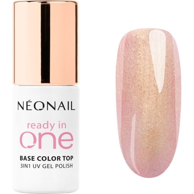 Ready In One 3in1 UV Gel Polish lakier hybrydowy do paznokci z proszkiem diamentowym odcień 01 One Rose Glow