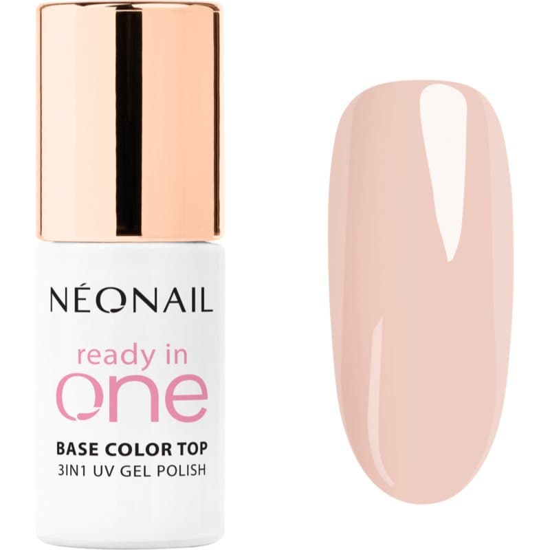 Ready In One 3in1 UV Gel Polish lakier hybrydowy do paznokci z proszkiem diamentowym odcień 03 One Apricot