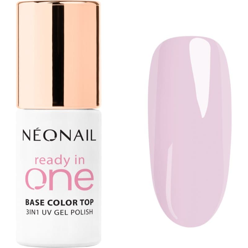 Ready In One 3in1 UV Gel Polish lakier hybrydowy do paznokci z proszkiem diamentowym odcień 09 One Pastel Lilac