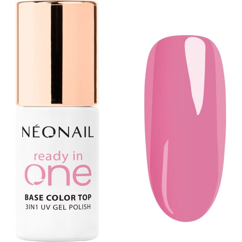 Ready In One 3in1 UV Gel Polish lakier hybrydowy do paznokci z proszkiem diamentowym odcień 10 One Pink Spark