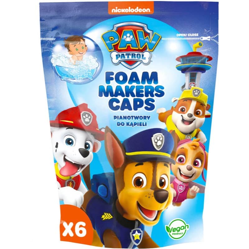 Paw Patrol Foam Makers Caps piana do kąpieli dla dzieci