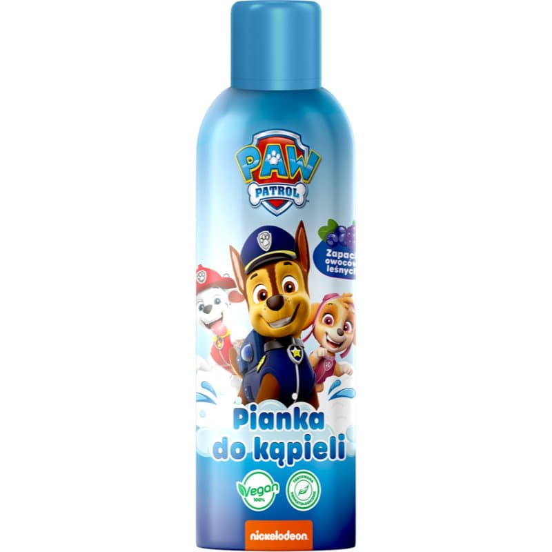Paw Patrol Bath Foam piana do kąpieli dla dzieci Forest Fruits