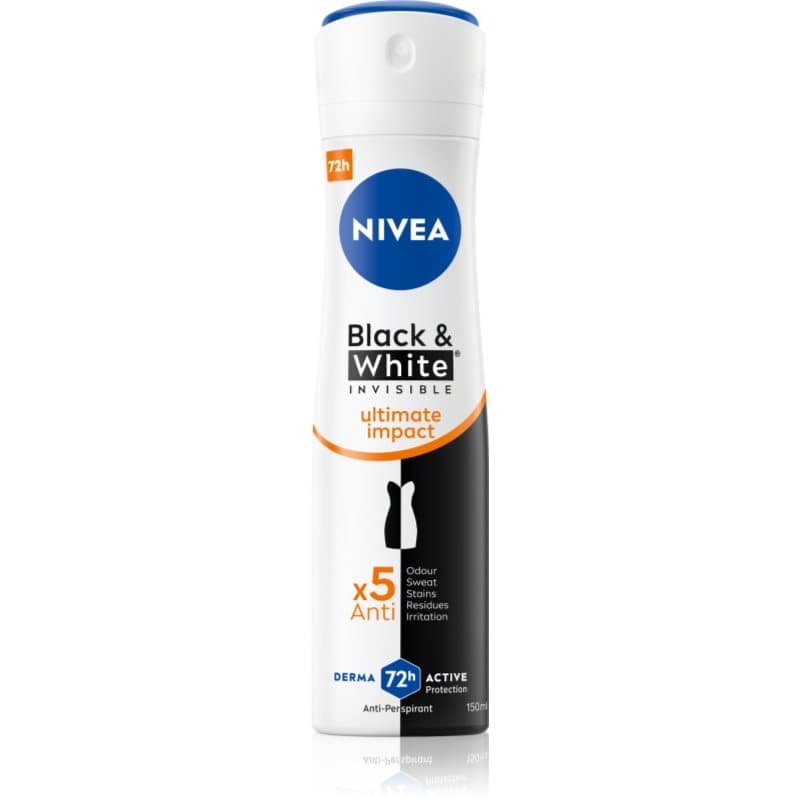 Invisible Black & White Ultimate Impact antyperspirant w sprayu dla kobiet
