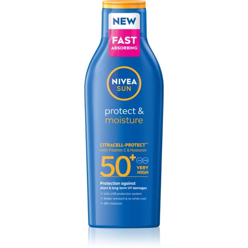 SUN Protect & Moisture nawilżające mleczko do opalania SPF 50+