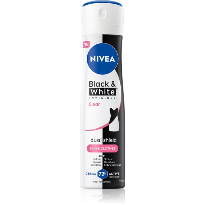 Invisible Black & White Clear antyperspirant w sprayu dla kobiet