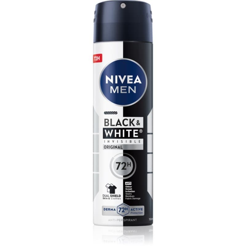 Men Invisible Black & White antyperspirant w sprayu dla mężczyzn