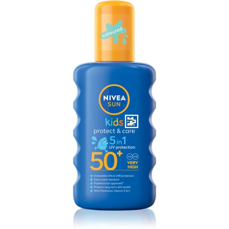 SUN Kids kolorowy spray do opalania dla dzieci SPF 50+