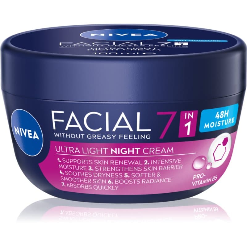 Facial Night lekki krem na noc 7 in 1
