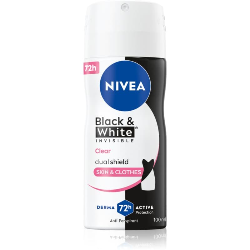 Invisible Black & White Clear antyperspirant w sprayu dla kobiet