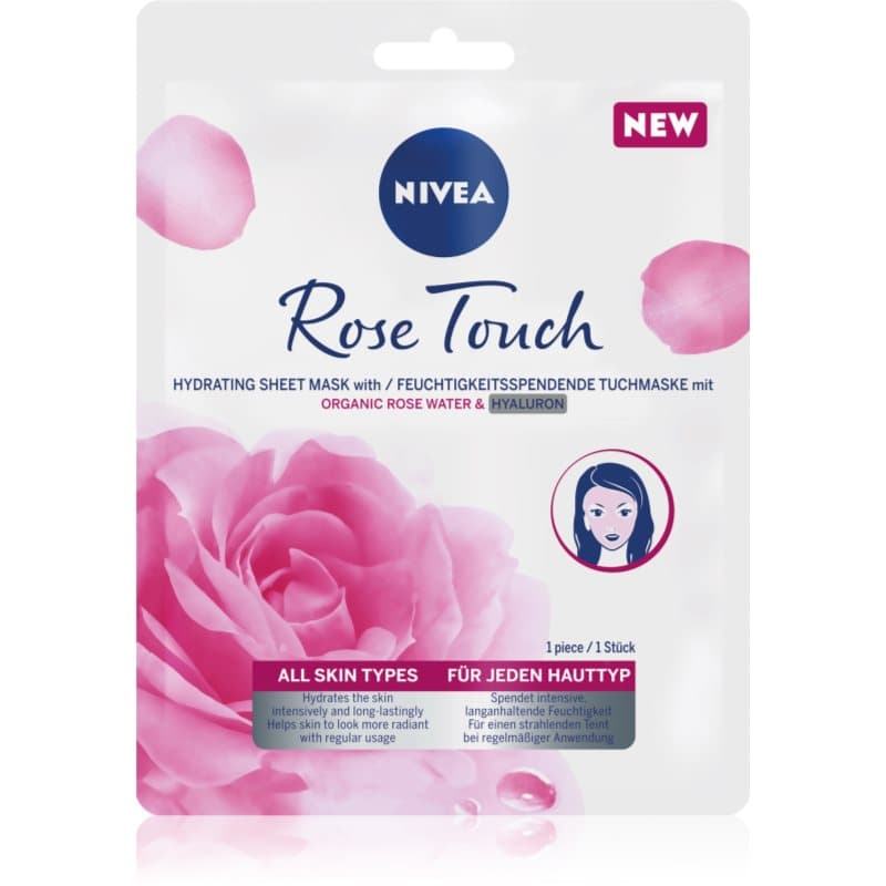 Rose Touch maska nawilżająca w płacie