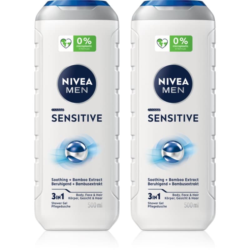 MEN Sensitive żel pod prysznic do ciała i włosów wygodne opakowanie