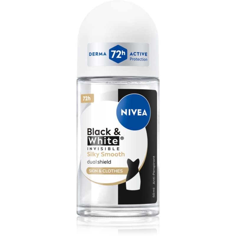 Invisible Black & White Silky Smooth antyperspirant w kulce dla kobiet