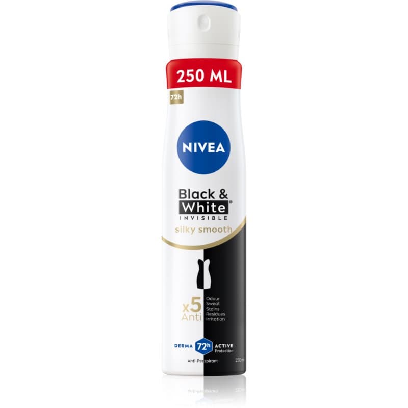 Black & White Invisible Silky Smooth antyperspirant w sprayu dla kobiet