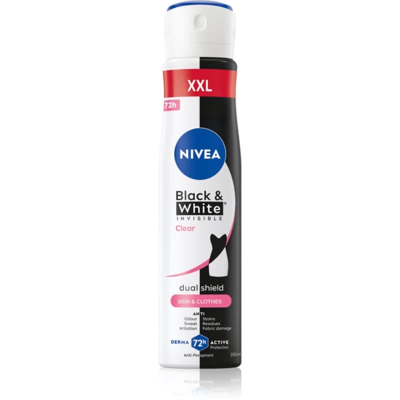 Invisible Black & White Clear antyperspirant w sprayu dla kobiet