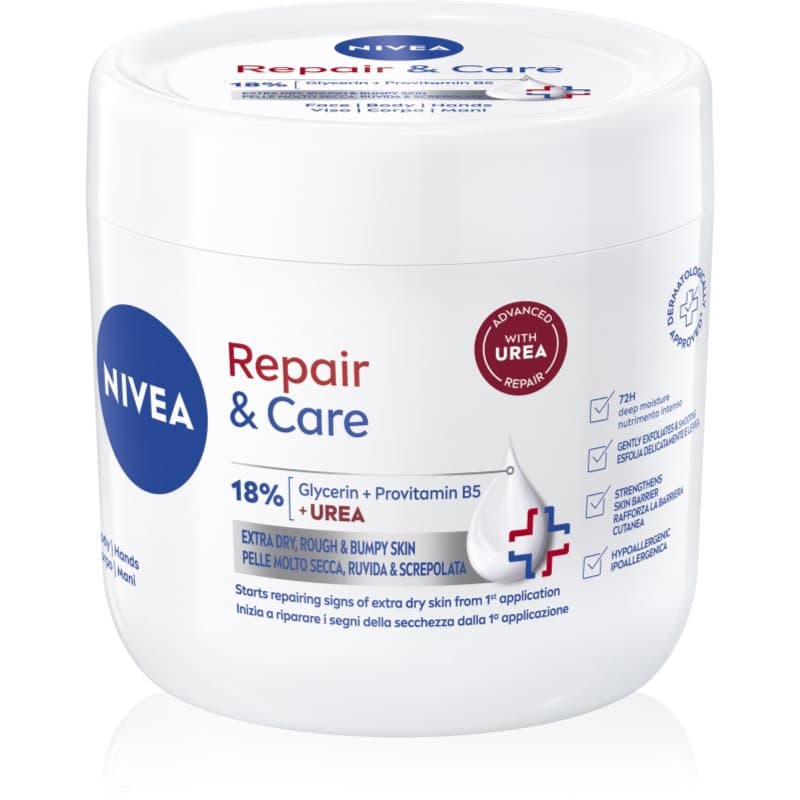 Repair & Care Urea regenerujący krem do ciała do skóry suchej i bardzo suchej