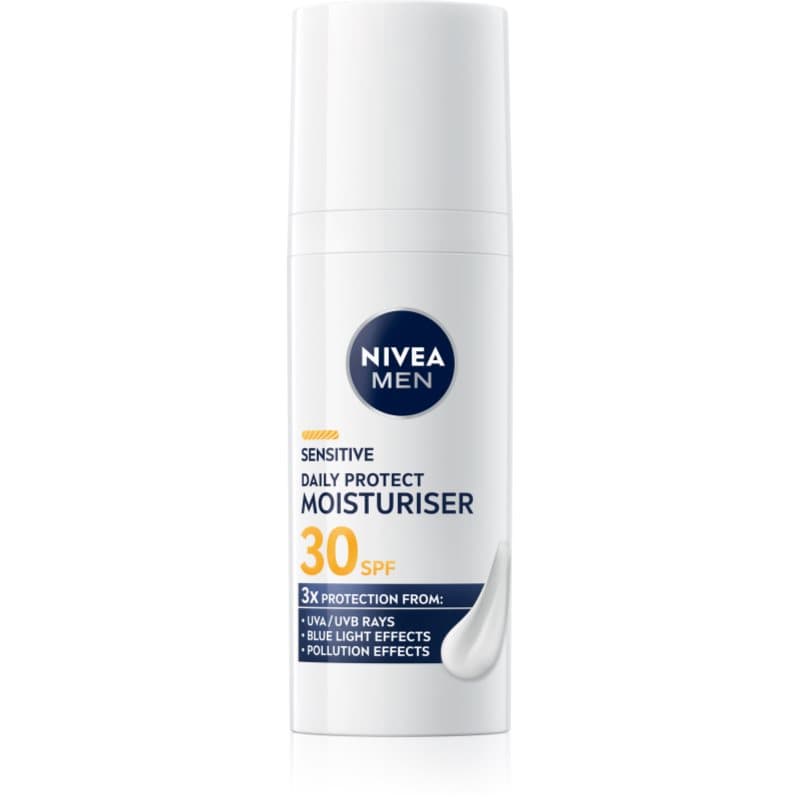 MEN Sensitive krem nawilżający na dzień SPF 30