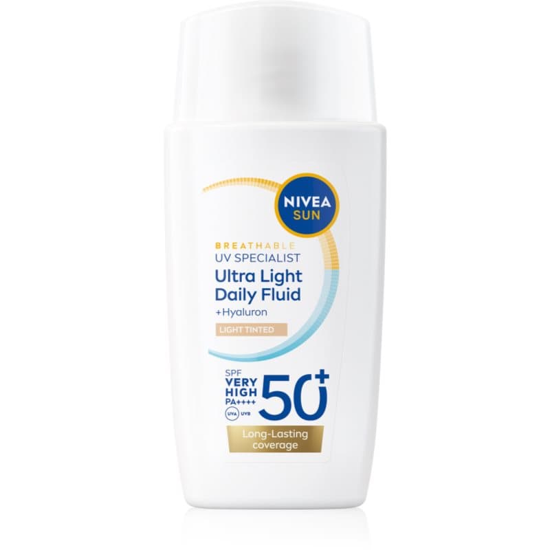 SUN Ultra Light lekki fluid tonujący SPF 50+ odcień Light