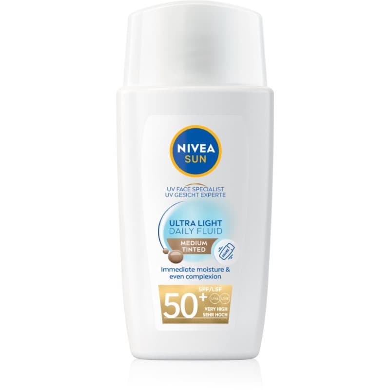 SUN Ultra Light lekki fluid tonujący SPF 50+ odcień