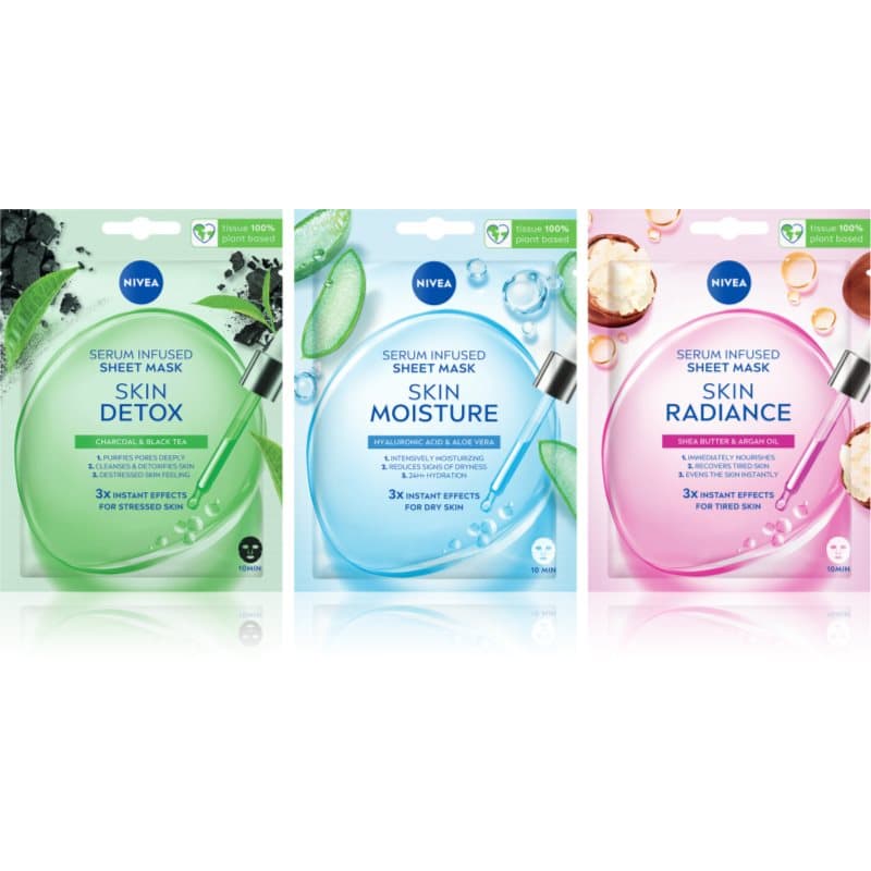 Sheet Mask zestaw maseczek płóciennych