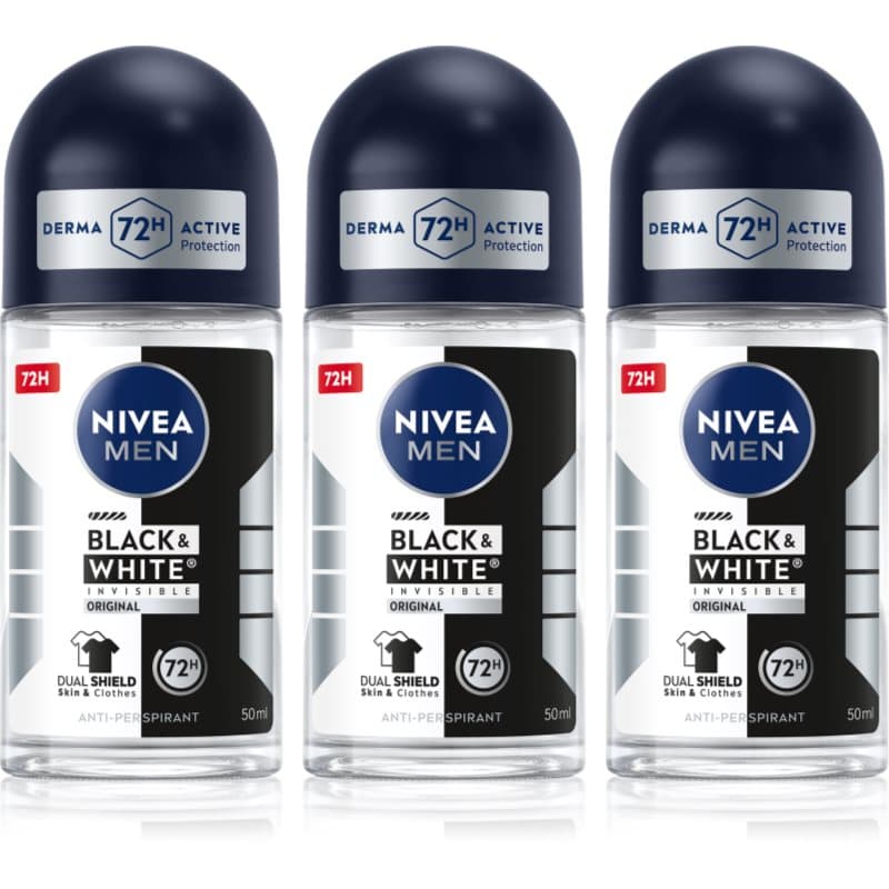 MEN Black & White Invisible Original antyperspirant w kulce