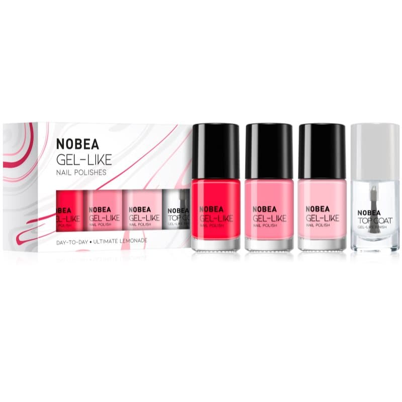 Day-to-Day 4-Piece Gel-like Nail Polish set zestaw lakierów do paznokci Ultimate Lemonade