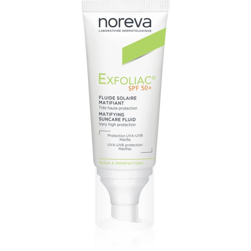 Exfoliac Mattifying Suncare Fluid SPF 50+ ochronny fluid matujący do twarzy SPF 50+