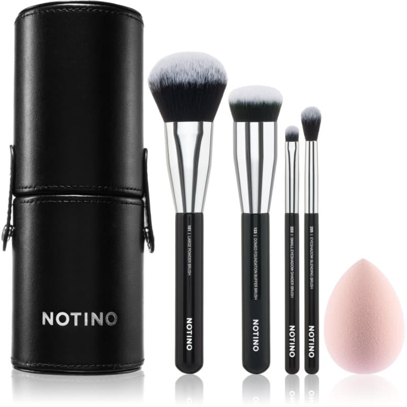Makeup Brushes Essential Professional Make-Up Brushes & Sponge Set zestaw pędzli z etui