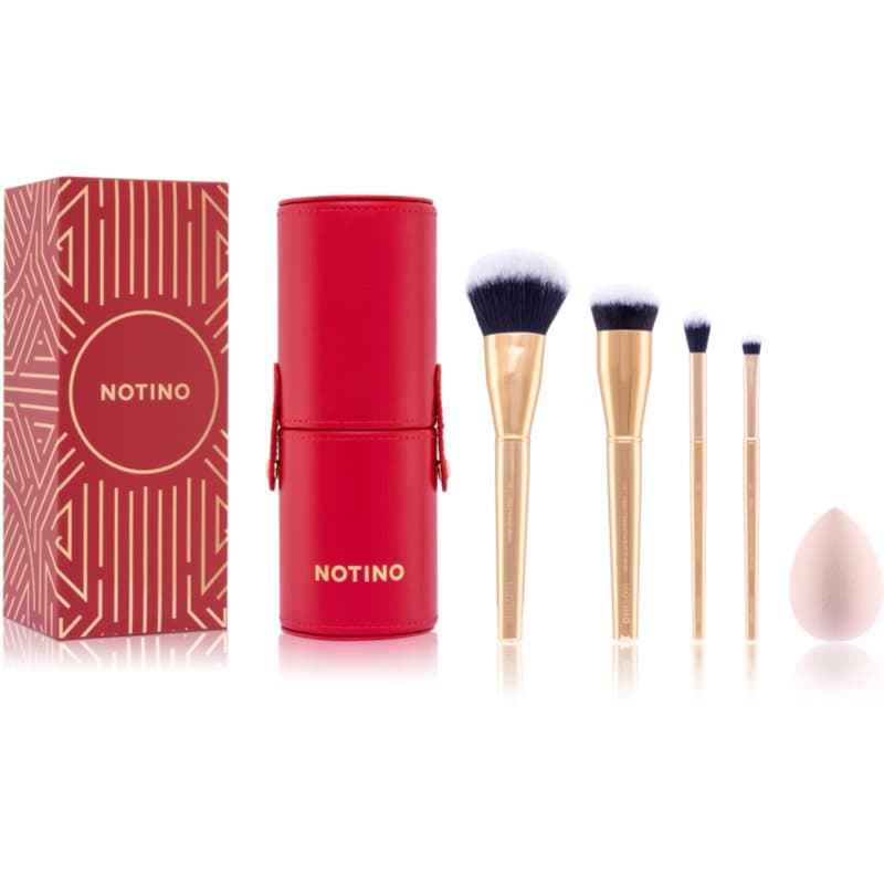 Gift Set Make-up Brushes and Sponge Gift Set zestaw pędzli z etui