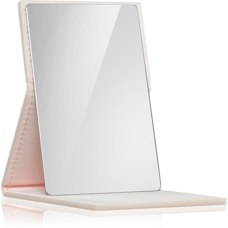 Mirrors Compact Mirror lusterko kosmetyczne Leatherette Beige