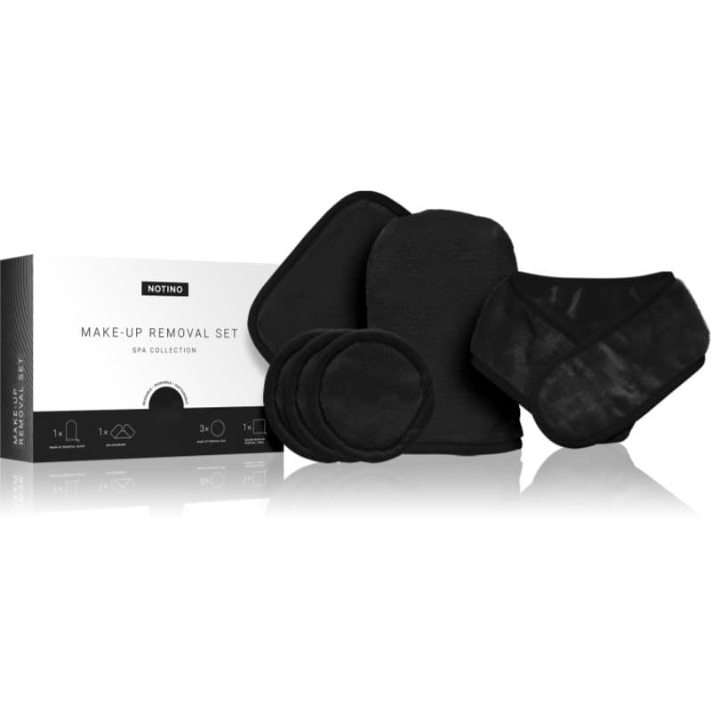Spa Collection Make-up removal set zestaw do demakijażu z mikrofibry Black