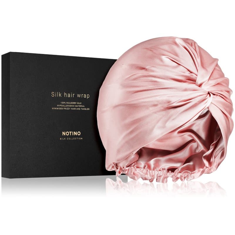 Silk Collection Hair wrap jedwabny turban do włosów Pink