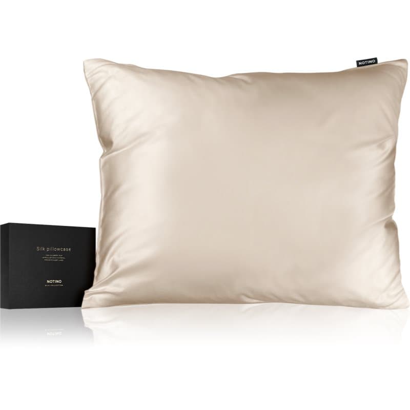 Silk Collection Pillowcase jedwabna poszewka na poduszkę Cream 50cm