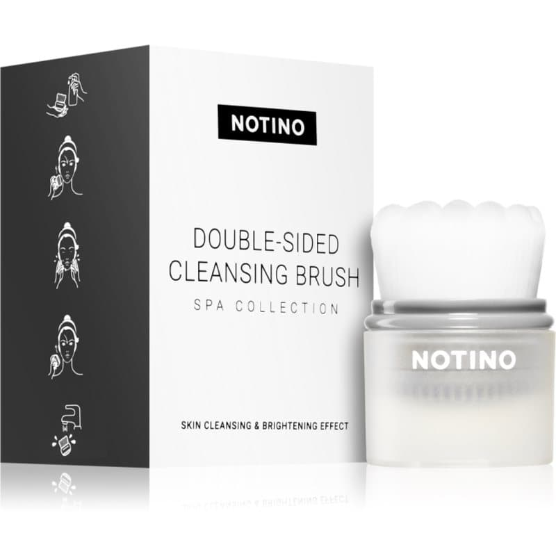 Spa Collection Double-sided cleansing brush szczoteczka do mycia twarzy Grey