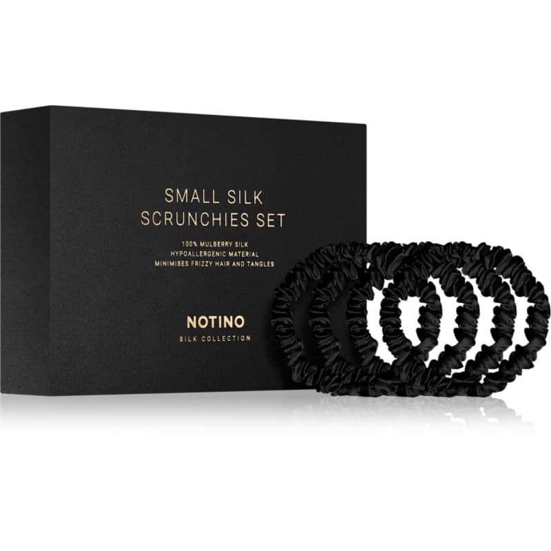 Silk Collection Small Scrunchie Set zestaw jedwabnych gumek do włosów odcień