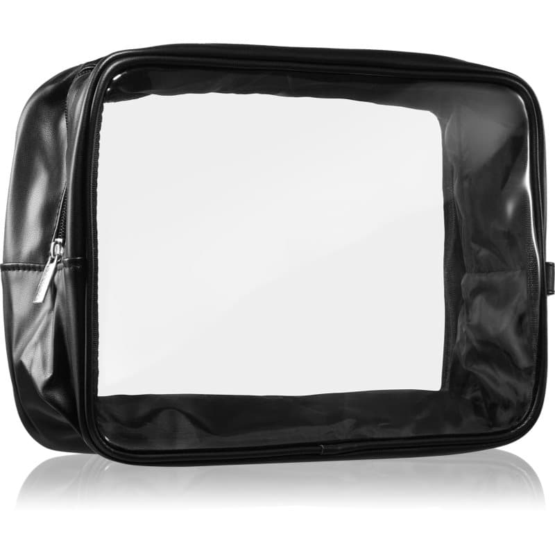 Travel Collection Extra Large Clear Organizer przezroczysta kosmetyczka XL Black 27,5,5 cm
