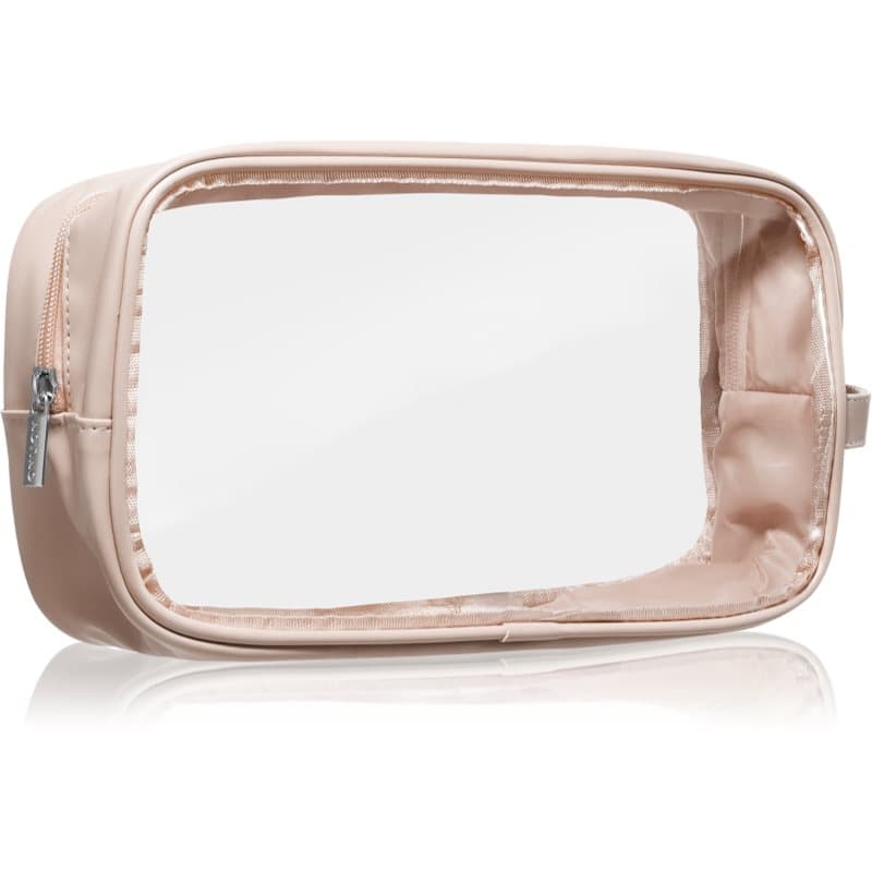Travel Collection Large Clear Organizer przezroczysta kosmetyczka L Beige