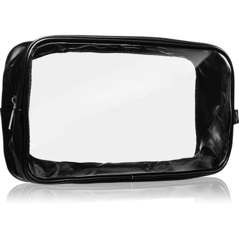 Travel Collection Large Clear Organizer przezroczysta kosmetyczka L Black 26,5 cm