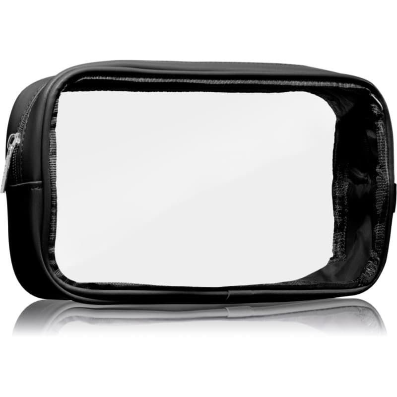 Travel Collection Medium Clear Organizer przezroczysta kosmetyczka M Black 24,5cm