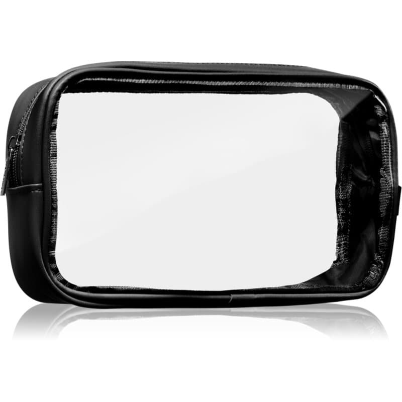 Travel Collection Small Clear Organizer przezroczysta kosmetyczka transparentny S Black 20x10cm