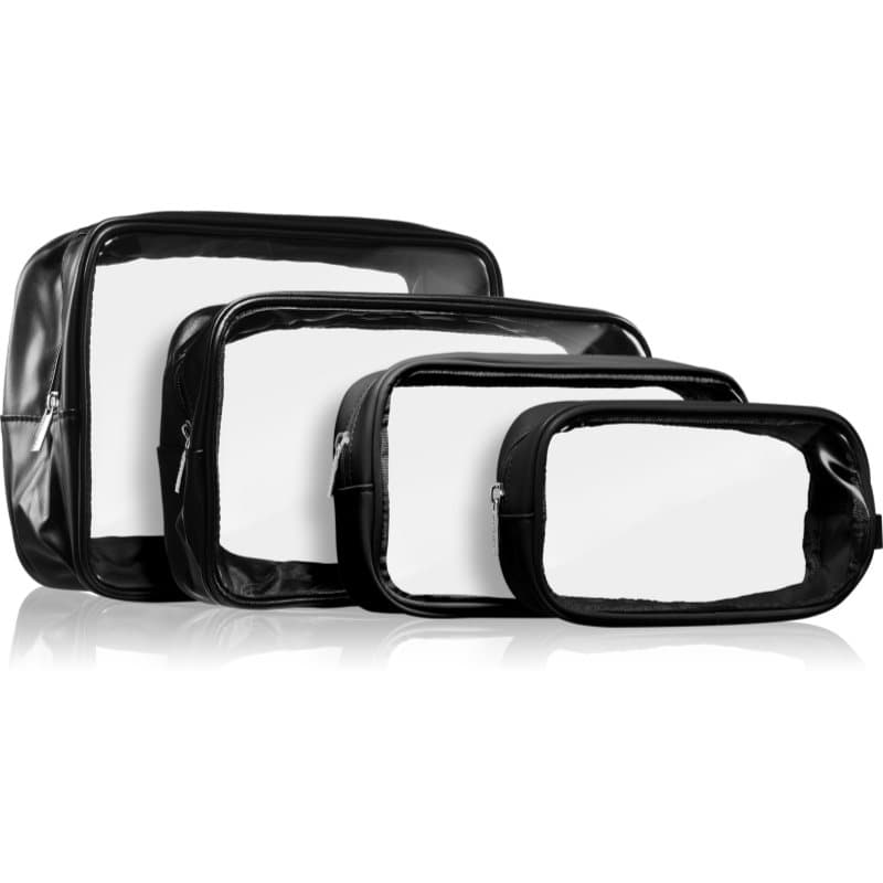 Travel Collection Clear Organizer Set zestaw podróżny Black