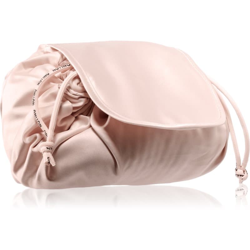 Travel Collection Drawstring Make-Up Bag pojemna torba na kosmetyki do makijażu Beige