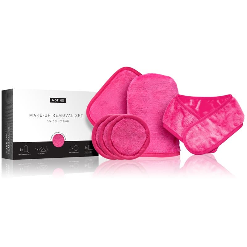 Spa Collection Make-up removal set zestaw do demakijażu z mikrofibry Pink