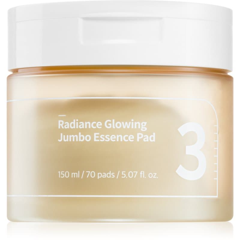 No. 3 Radiance Glowing Jumbo Essence Pad tonizujące płatki do twarzy do rozjaśnienia i nawilżenia
