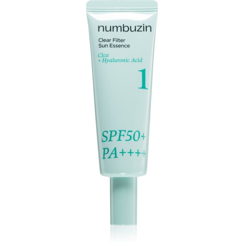 No. 1 Clear Filter Sun Essence esencja rozświetlająca o działaniu uspokajającym SPF 50+