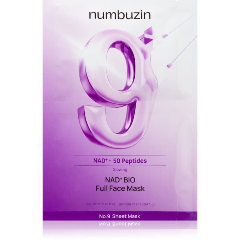 No. 9 NAD Bio Lifting-sil Full Face Mask ujędrniająca maska kolagenowa z peptydami