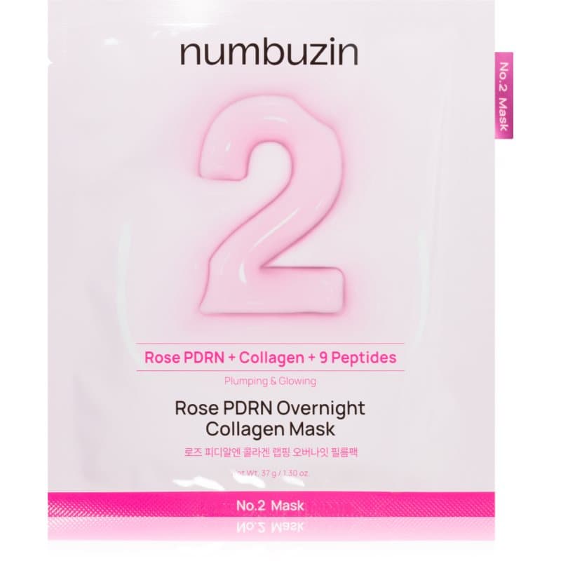 No. 2 Rose PDRN OverNight Collagen Mask maska głęboko odżywiająca na noc