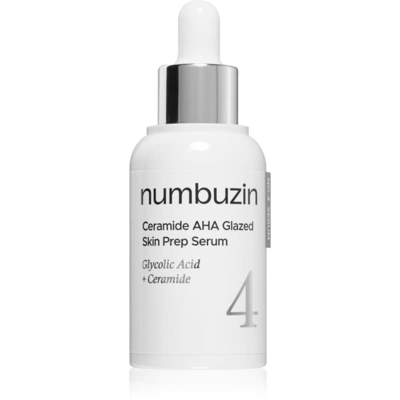 No. 4 Ceramide AHA Glazed Skin Prep Serum nawilżające serum do twarzy z efektem złuszczającym