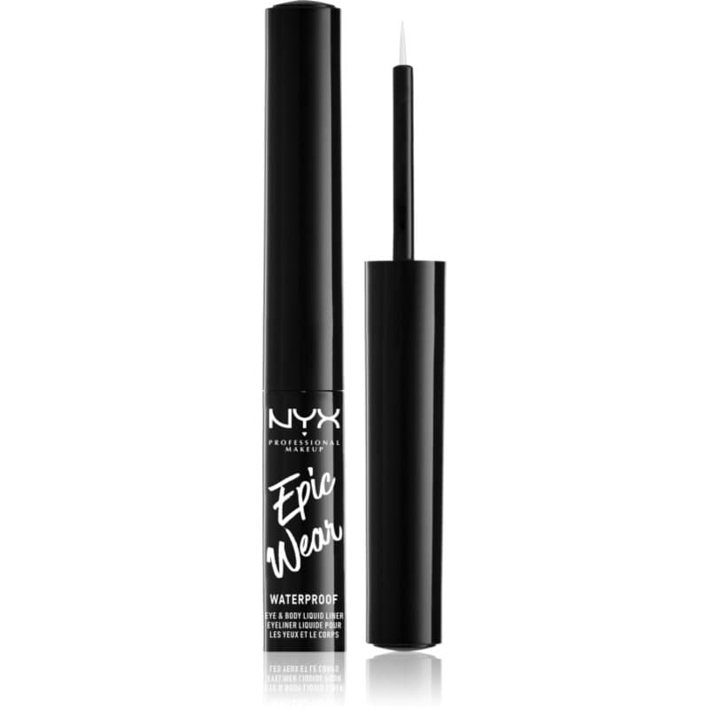 Epic Wear Liquid Liner eyelinery w płynie o matowym wykończeniu odcień 04 White