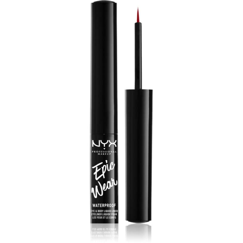 Epic Wear Liquid Liner eyelinery w płynie o matowym wykończeniu odcień 07 Red